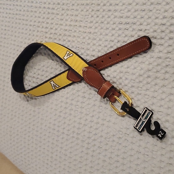 NWT Moonshine Boys Belt A Appalachian State Yellow Jacket Size 24 - Picture 1 of 4